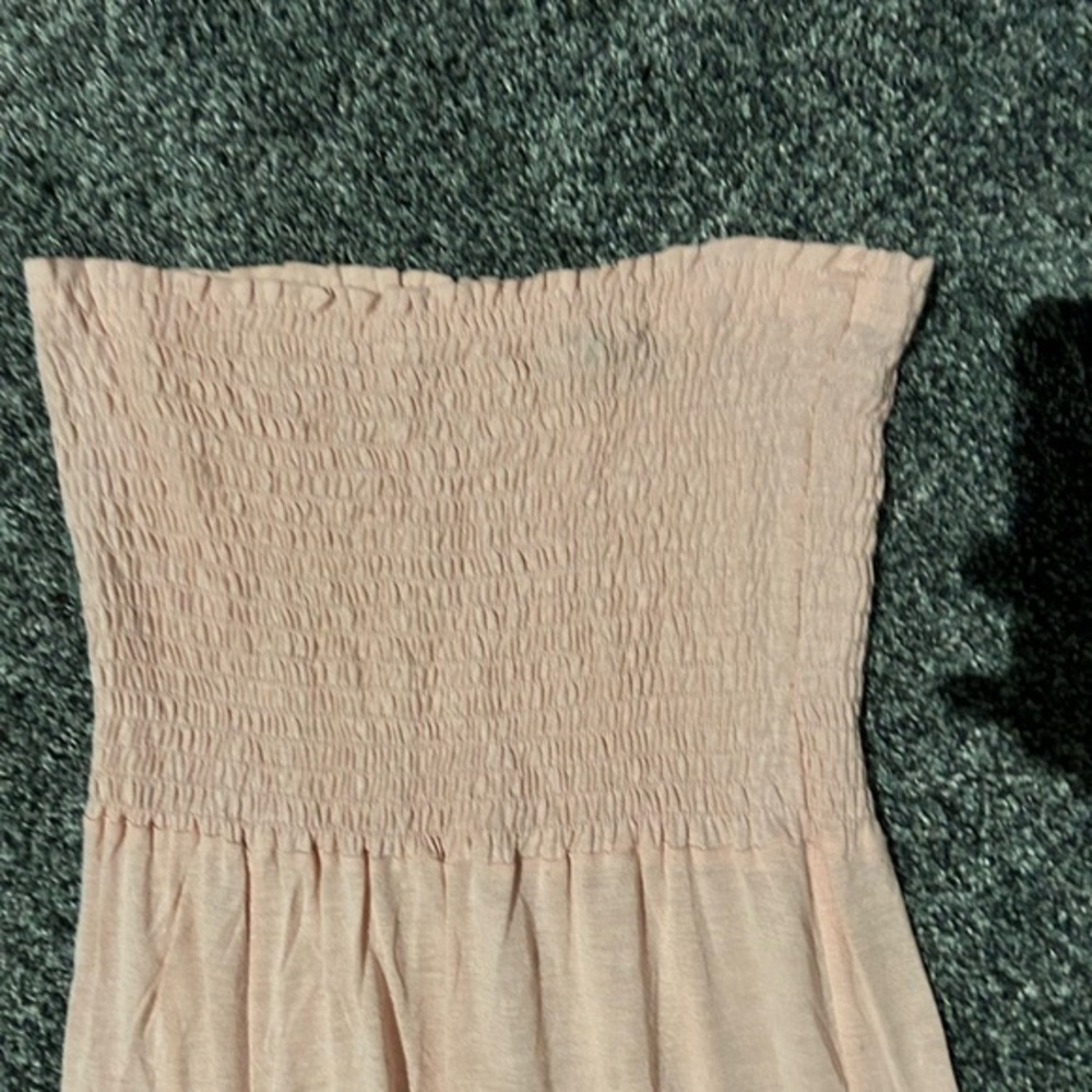 Urban Outfitters Blush‎ Strapless Maxi Dress with Knot Detail - Picture 3 of 6